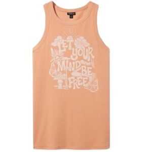 Size 1: Torrid Be Free Fitted Cotton Modal Rib Crew Neck Tank